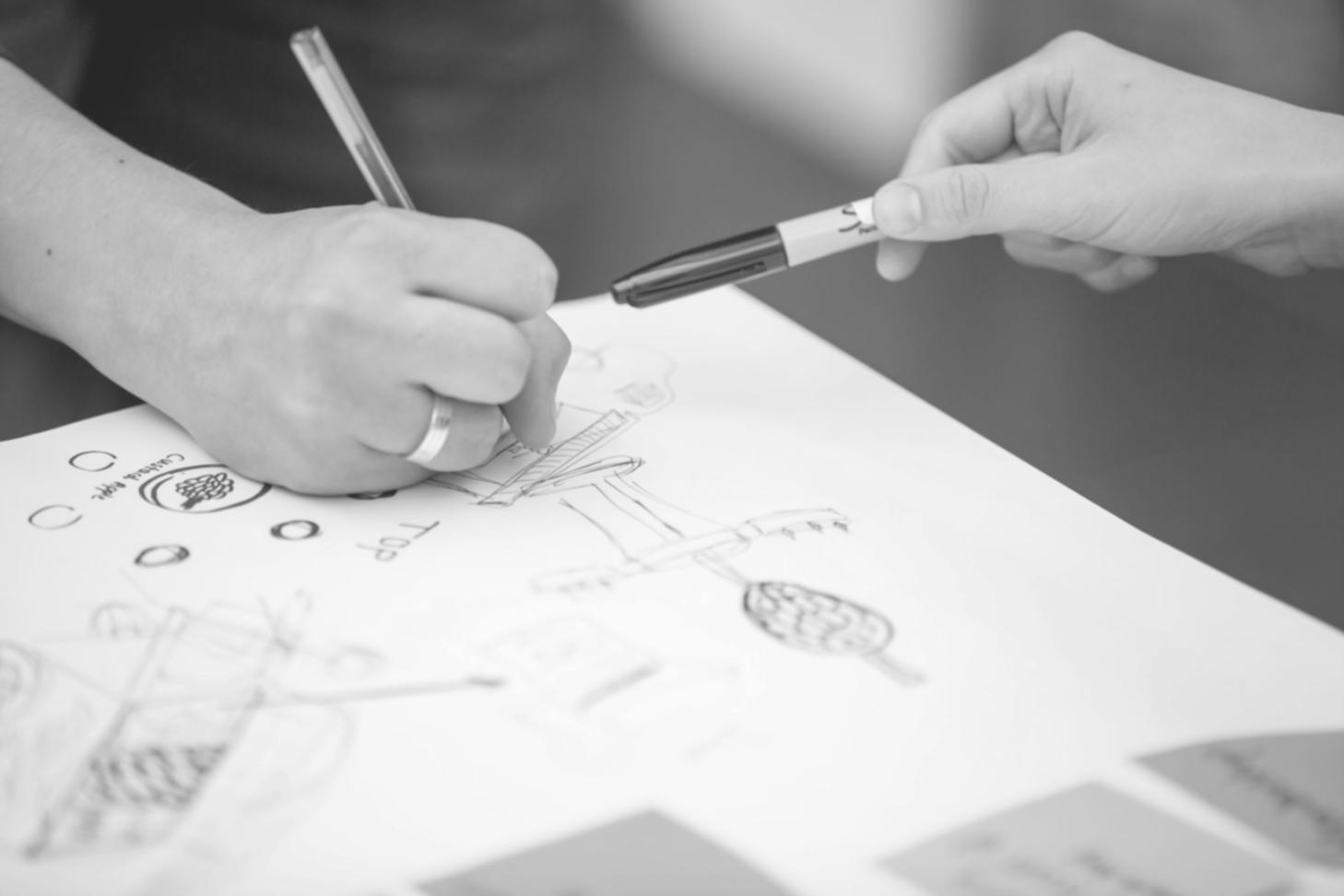 Modern financial planning session with digital tools and collaborative workspace